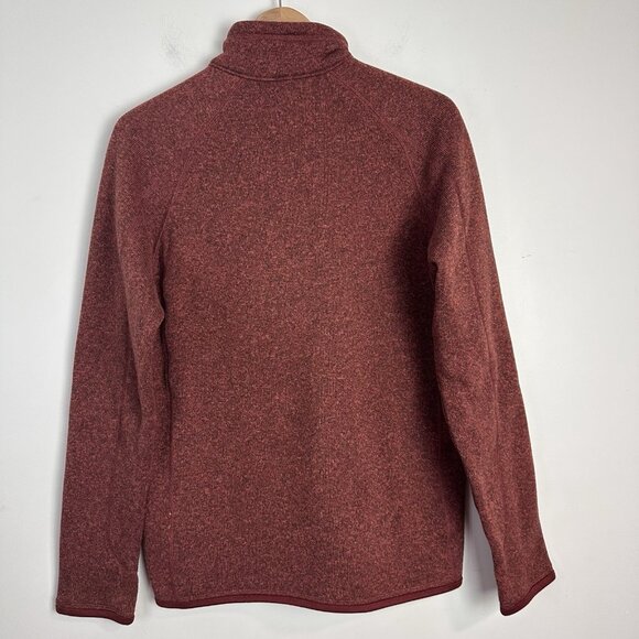 Patagonia‎ Mens Performance Better Sweater® 1/4-Zip Size Small Cinder Red - Picture 7 of 10